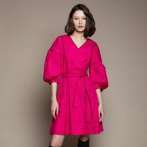 The Carrie Belted Cotton Dress